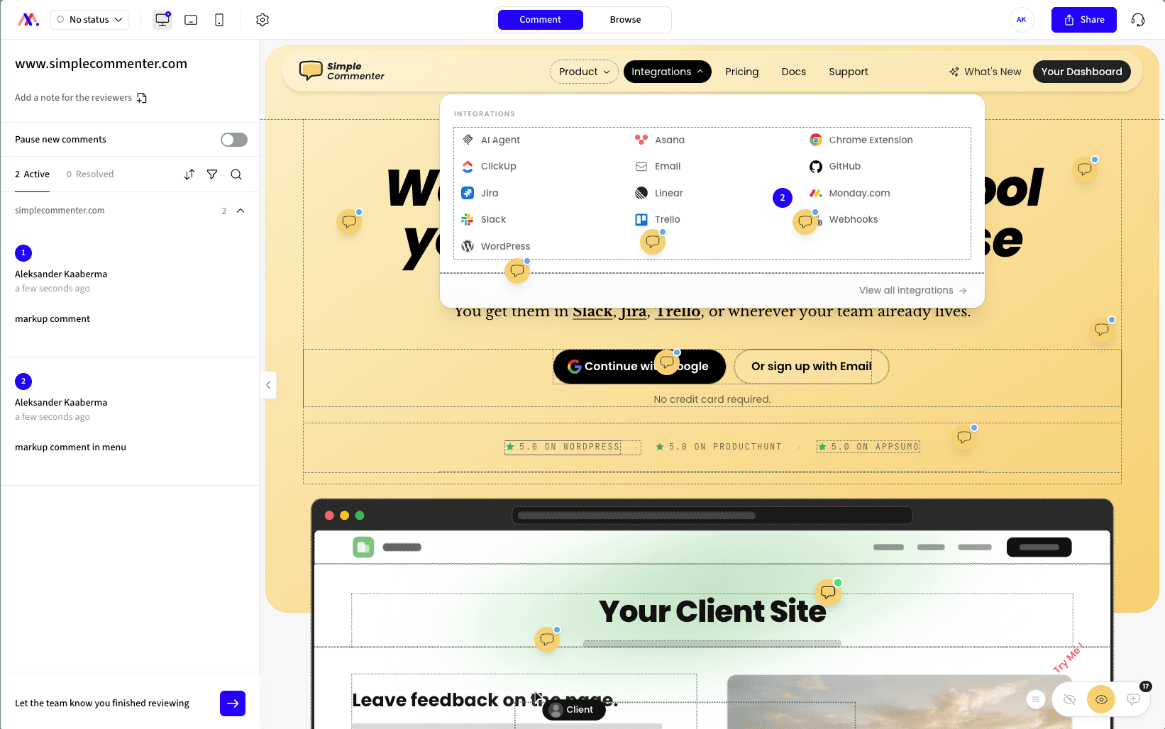 MarkUp.io alternatives compared in 2026